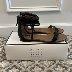 NEW IN BOX WHBM- style OPALINE- Size 7.5 Color black